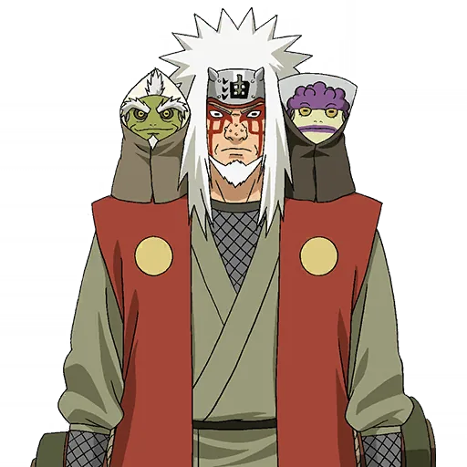 Chân dung Jiraiya (Chế độ Tiên Nhân)