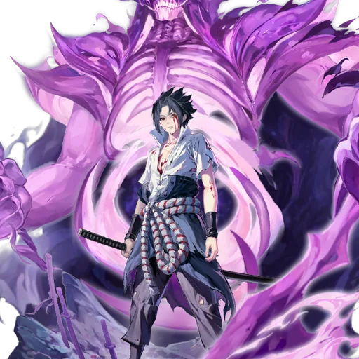 Chân dung Sasuke (Lôi Thần Susanoo)
